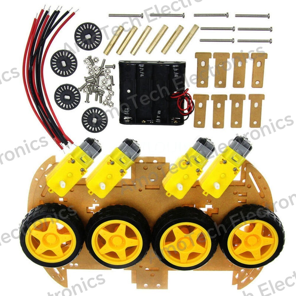 4WD Robot Smart Car Chassis Kits
