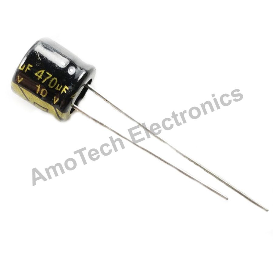 470uf 10V Electrolytic Capacitor