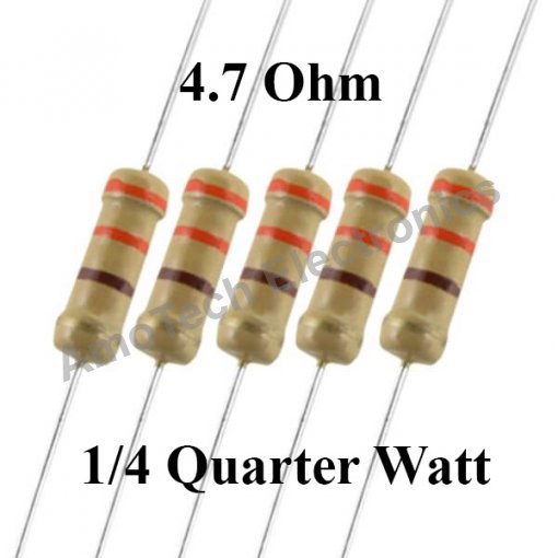 Resistor 4.7 Ohm 1/4W